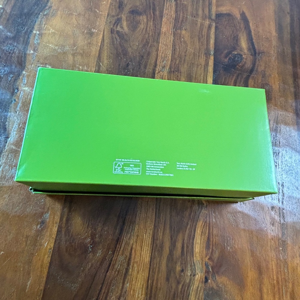 Tory Burch Authentic Green Shoe Box and Dust Bag Set Style 79985 Size 10.5 Box - Picture 8 of 8